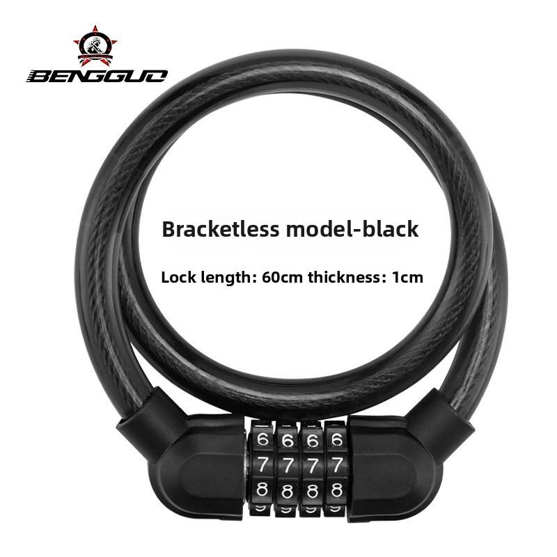 Bicycle Portable Fourdigit Combination Ring Lock For Cycling Security