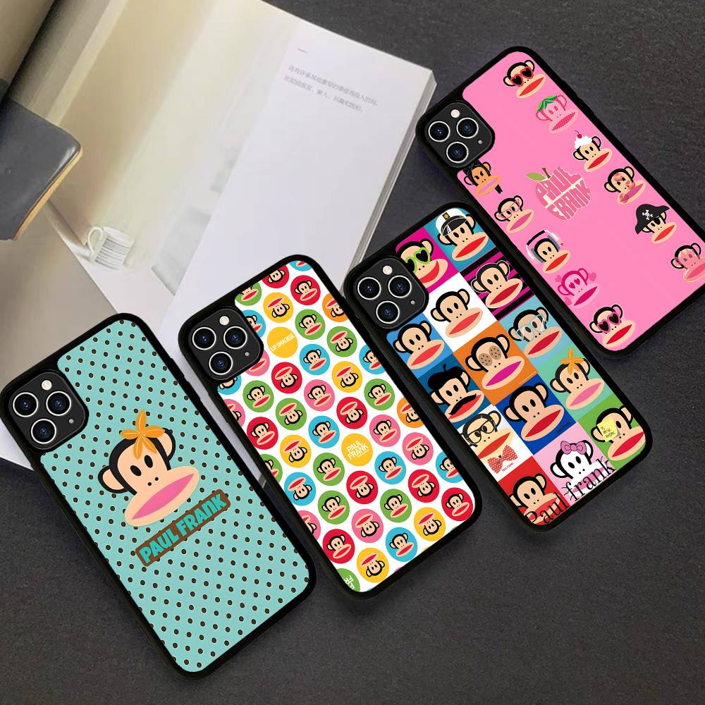 Fashion Logo P-Paul F-Frank PC+TPU Phone Case For IPhone 17 16 15 14 PRO MAX 11 12 13 PLUS MINI Cover