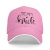 Hearts Bride Bachelorette Party Team Casual Baseball Cap Summer  Trucker Hat Wholesale Outdoor Gym Snapback Cap Baseball Caps