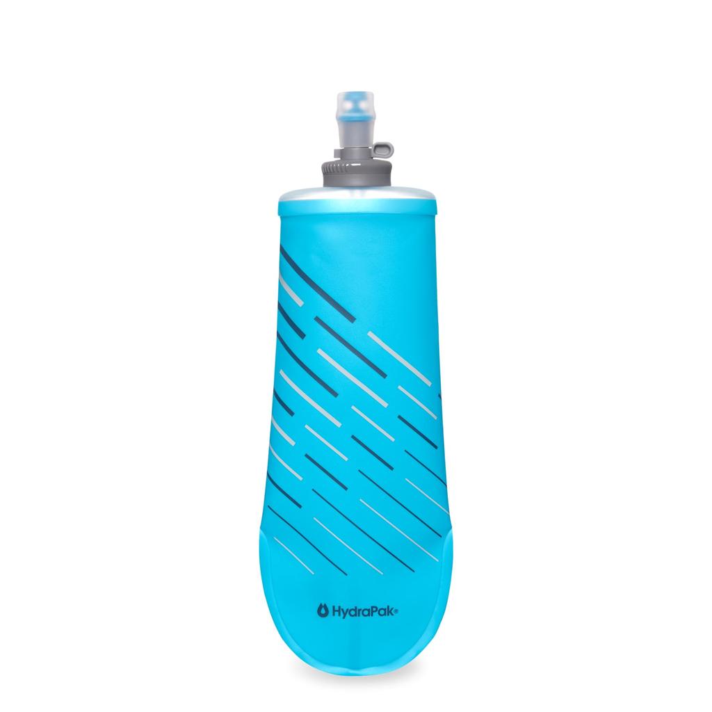 HydraPak PocketFlask 500ml Discreet Soft Flask Water Fits Perfectly on Running Belt or Form Fitting Pocket with Locking Cap 17 - Compressible, Bottle,