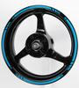 AXXL Motorcycle 17-inch Wheel Custom Rim Stickers STD1 (Sky Blue)