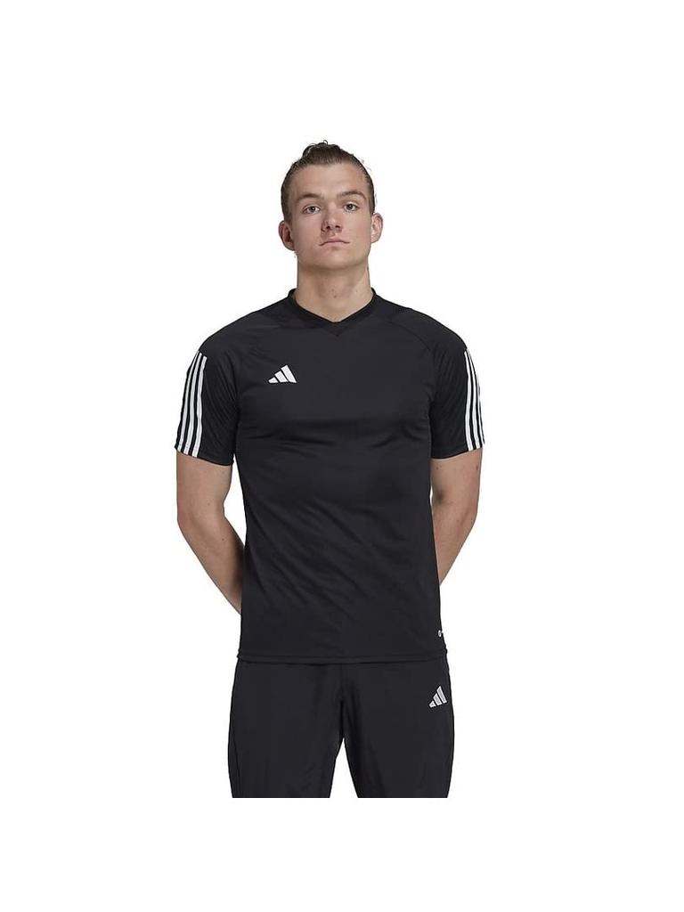 Adidas Tiro 23 Competition Jersey Soccer Short Sleeve Black Size 2XL T-Shirt, Men's, (DD442), (HK7638)