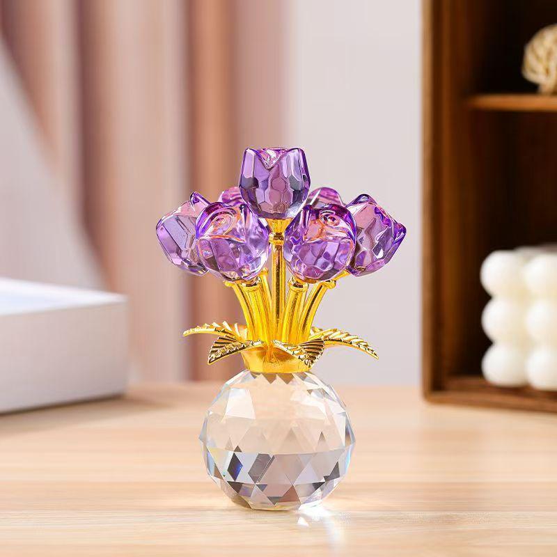 Eternal Crystal Rose: Exquisite Valentine's & Women's Day Gift for Her