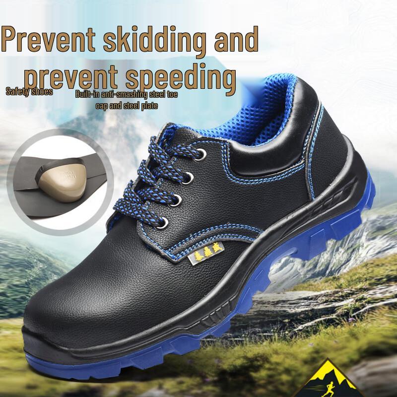 Bo Zong Men s Steel Toe Safety Shoes EU 36