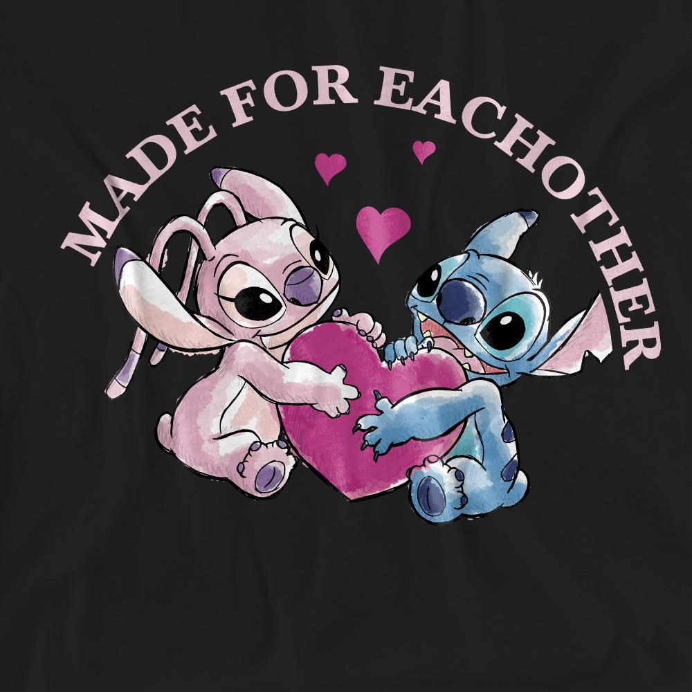 Lilo & Stitch Unisex Adult Made For Each Other T-Shirt