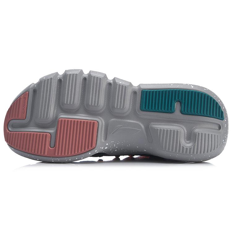 New LiNing Essence 2.3 Shock Absorbers Slip Resistant Abrasion Resistant Low Top Casual Shoes Women's Neon Glow Orange AGBP092-1