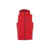 Logo Print Hooded Warm Sleeveless Vest Men Vests Red 806865-657