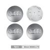 2026 Hot 4pcs 60mm 61mm 68mm 69mm Automotive Wheel Hub Center Cover Replacement Badge for Audi A3 A4 A5 A6 A7 A8 S4 S6 A1 A2 Q5 Suitable