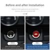 2025 Hot For BMW Metal Cigarette Lighter Button Cap Dustproof Cover Socket For BMW E46 E93 F10 F20 F30 F40 F15 F25 F26 F31 F49 F