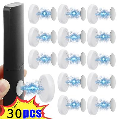 30/2Pcs Magnetic Hook Multi-purpose Wall-mounted Anti-lost Magnet Hook Remote Control Magnet Hooks Ring Home Storage Garden