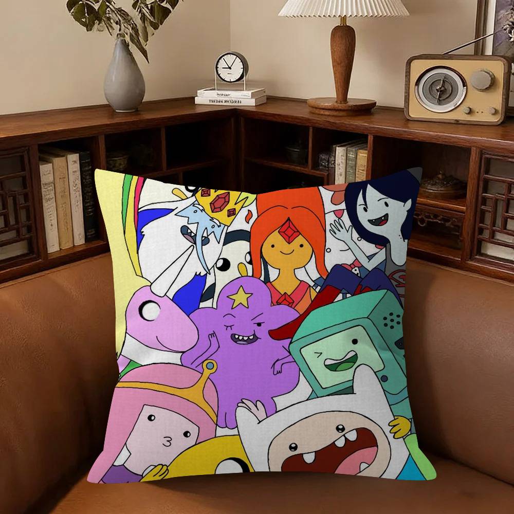 Cushion Cover Inches Farmhouse Decor Home Throw Pillow Covers For Couch Decorations Anime A-Adventures T-Imes