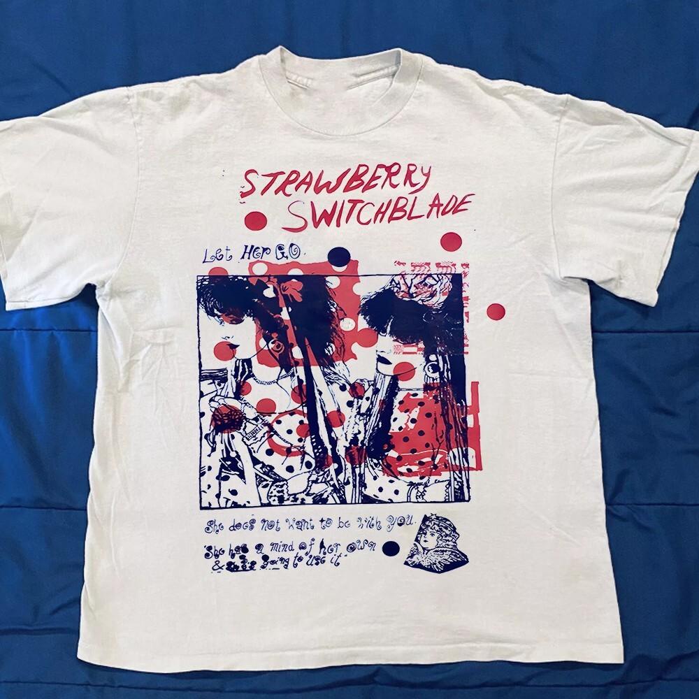 Vintage Strawberry Switchblade Gift For Fans Men S-235XL Tee 8D355 S разноцветный