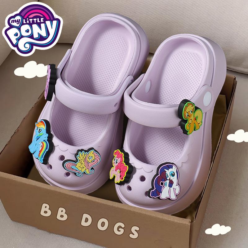 Garden Shoes Age-Size Female Parent-Child Beach Sandals Light Bottom Hole Shoes DIY
