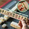 Mini Chinesisches Mahjong Set Reise Mahjong Spiel Set mit 146 Steinen Traditionelles Chinesisches Spiel für Reise Party Familientreffen