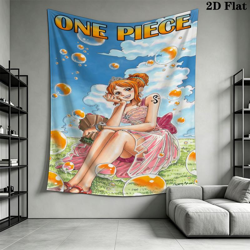 Nami Wall Tapestry Aesthetic Wall Hanging Printed Fabric Blanket Decorative Tapestries For Bedroom Living Room Home Decor