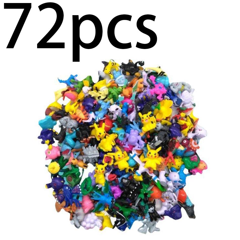 Pokemon Action Figure 2-3CM Not Repeating Mini Figures Model Toy Pikachu Anime Kids Collect Dolls Birthday Gifts