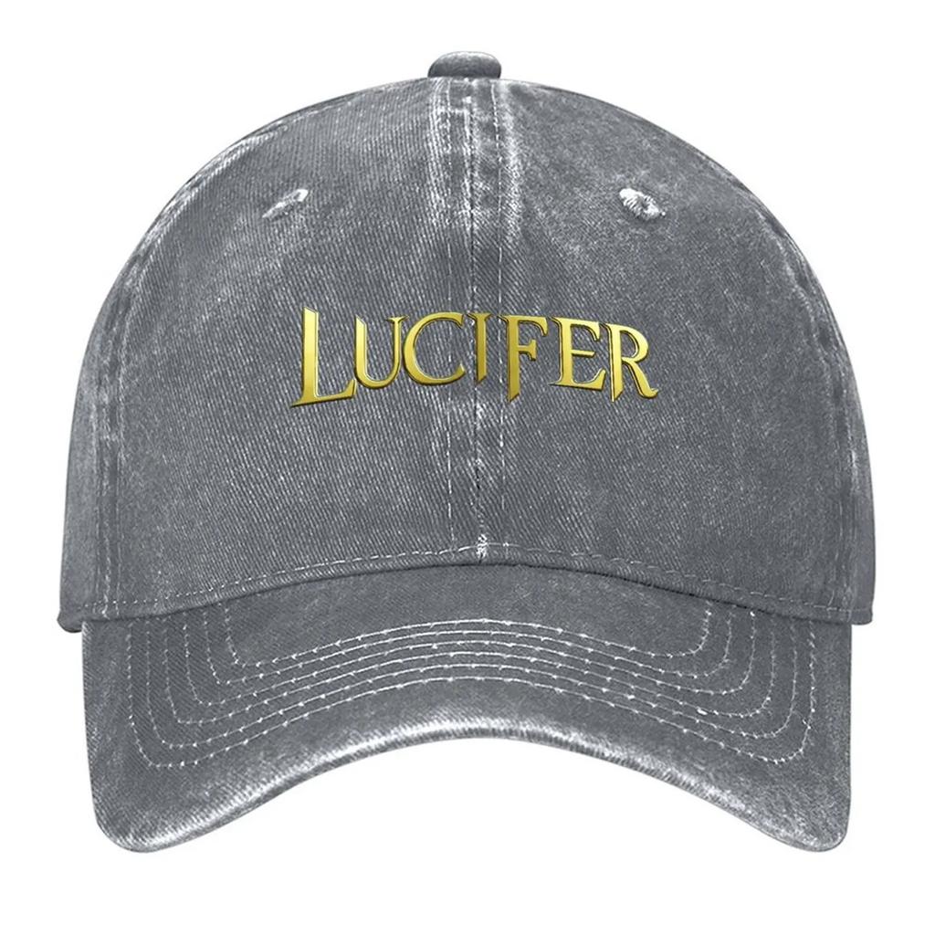 Lucifer 3D Title Baseball Cap Gentleman Hat Luxury Hat Beach Outing hats for men Men Womens