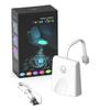 1PC Luce Notturna per WC con Sensore di Movimento Luce LED per WC 7 Colori Ricaricabile Lampada Notturna LED per Decorazione Bagno Toilette