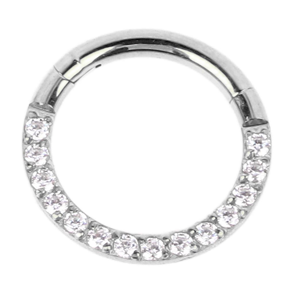 Nose Hoop 3 Piercing Nose Hoop Zirconia Decoration Skin Friendly Exquisite Jewelry