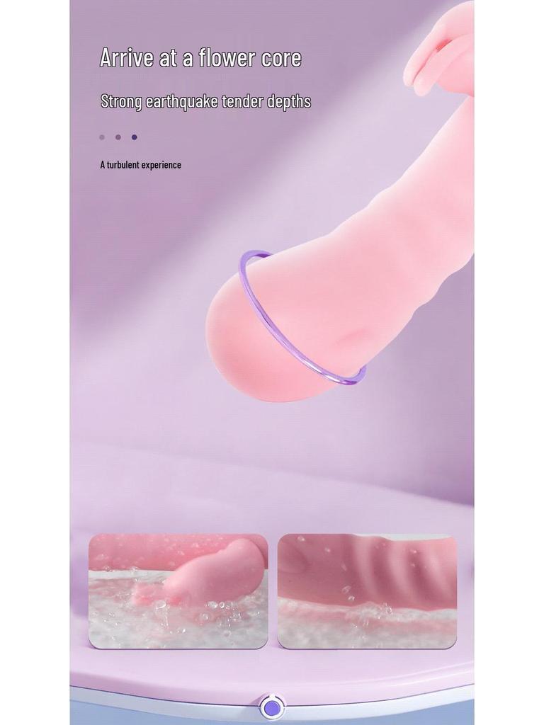 Miji Fun Trend Tongue Licking Variable Frequency Rabbit Wand Vibrator for Women