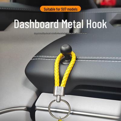 New Energy Vehicle Dashboard Multi-functional Hook Storage Decorative Metal Nut Accessories