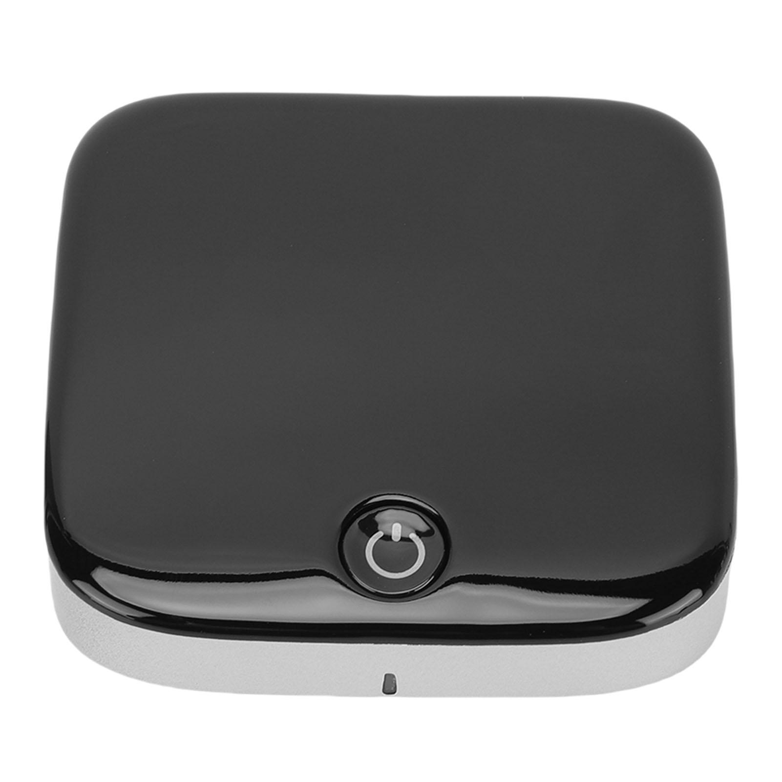 

Airplane Adapter 2 in 1 5.0 Transmitter Receiver Supports 2 Hea hones 3.5mm OPTICAL Input for TV Gym