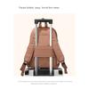 Women Large Capacity Multi Pocket Nylon Backpack with Adjustable Straps for Commute Travel