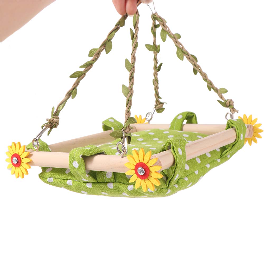 Atmungsaktive Vogel-Hängematte Bissfeste Papageien-Nistbett Papageienhaus für Vogelkäfig