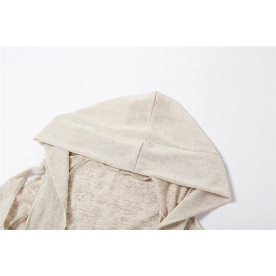 Trička s dlouhým rukávem a kapucí Sexy trička Harajuku Ženy Y2k Estetický Grunge Streetwear Crop Top Tenký Cardigan