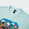 adidas Casual Sport Cartoon Print Crew Neck Sweatshirt Men Tops Green HG3625