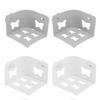 4Pcs Bed Sheet Holders Anti Slip Plastic Corner Fitted Sheet Straps Holders Fasteners with Lock Keep Sheets Firm Tight