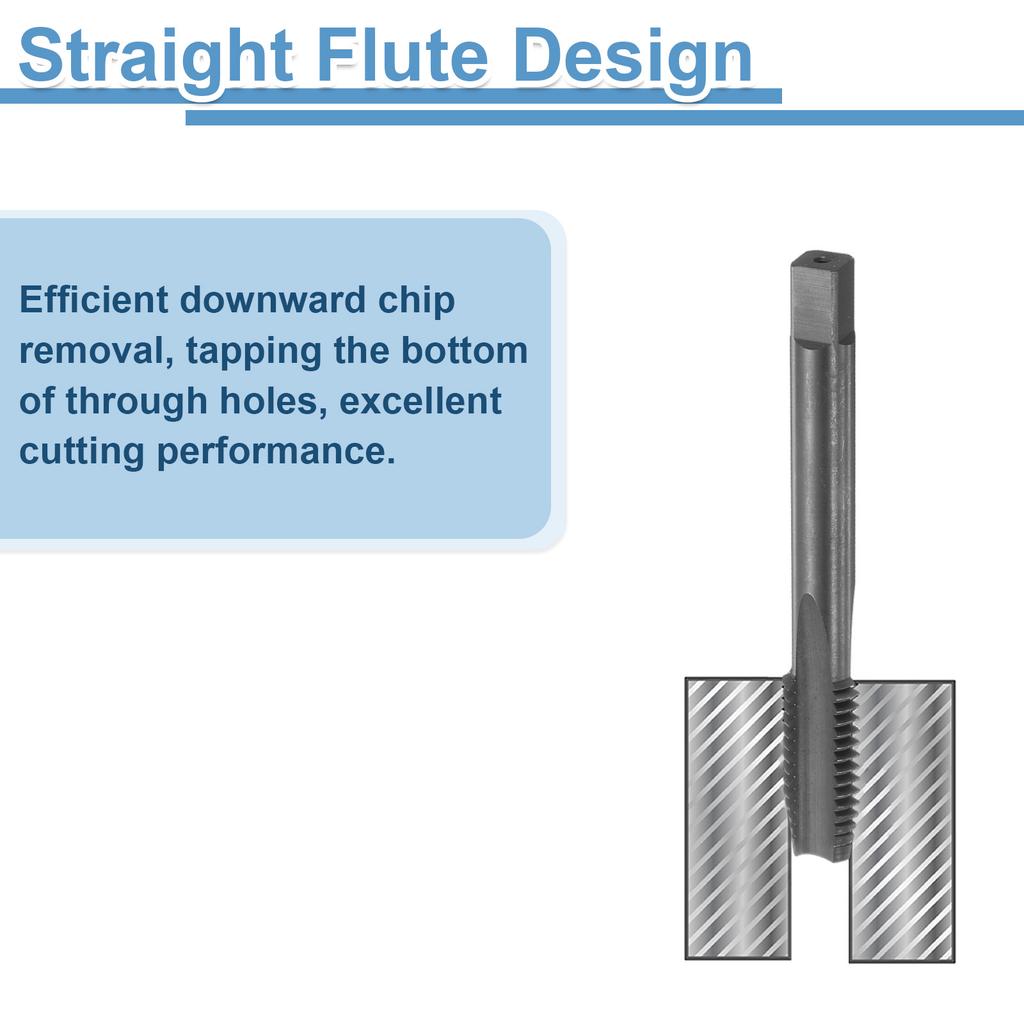 M3.5 M5 M6 M7 M8 M9 M20 M22 Straight Flute Thread Tap Nitride Coated Screw Tapping Tool