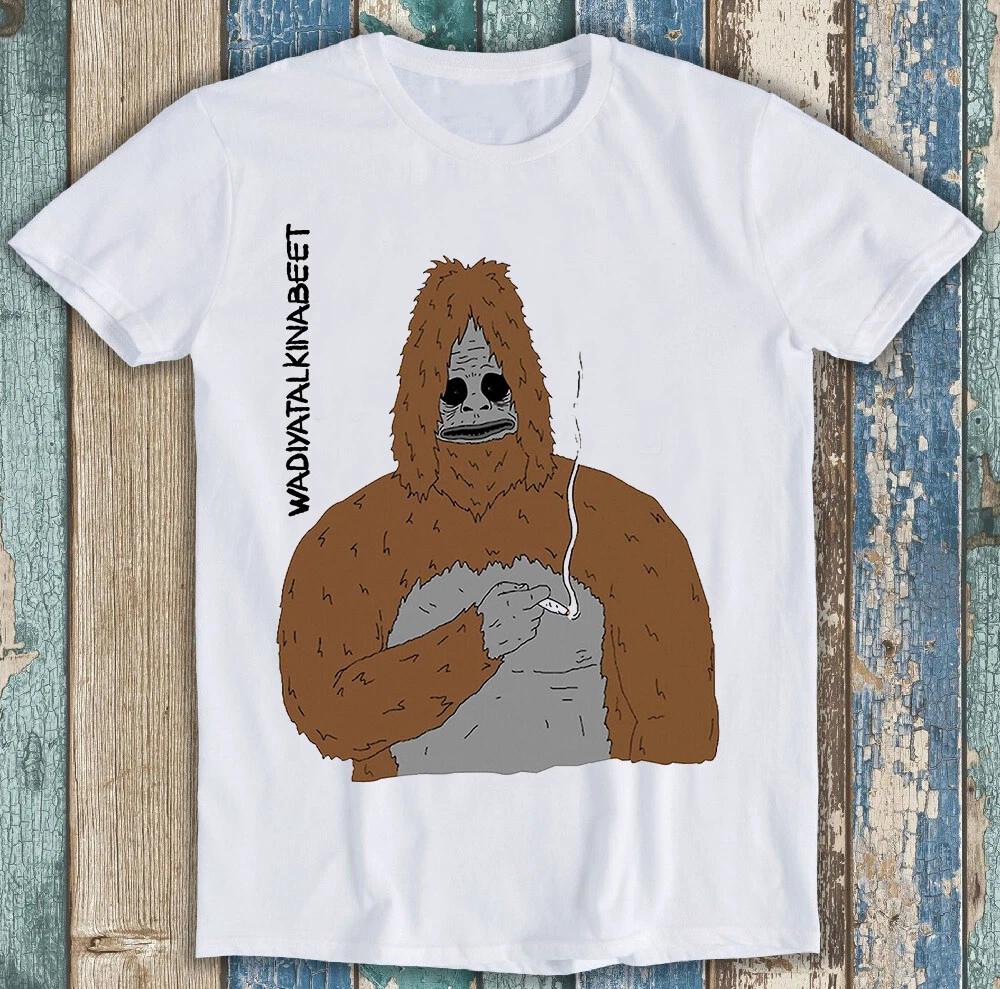 Sassy The Sasquatch Smoke Big Foot Lez Show Gamer Cult Gift Tee T Shirt M1409 XL