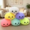 Aesthetic Led Bun: Glowing Bubble Spitting Squeeze Toy, Realistic Food Ornament, Solid Gel Sensory Stress Reliever, Gift