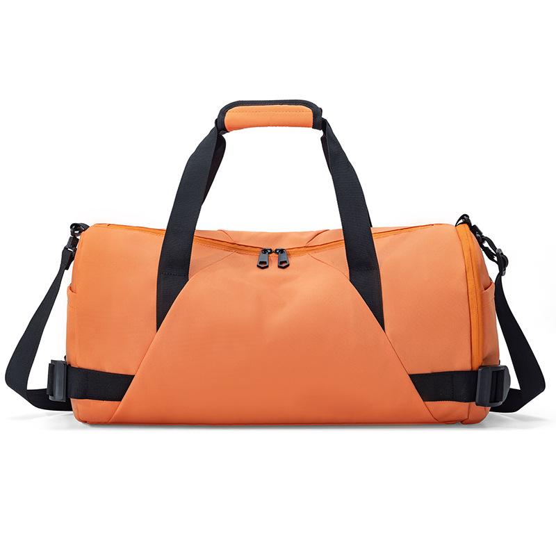 Men's Dry-wet Separated Fitness Bag with Shoe Compartment, Outdoor Sports Bag with Basketball Compartment Design, Stress-relieving Portable Travel Bag