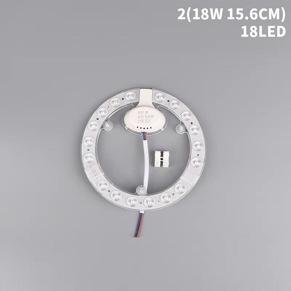 1Pcs New Board Blubs Panel Circle Light 220V Round LED Ring Light 12W 18W 24W 36W LED Module Lamp Ceiling Board