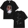 Tini Stoessel Futtura Tour Merchandise T-shirt Mannen Vrouwen Vintage Hoge Kwaliteit Mode T-shirts Fans Tops Oversized Katoenen T-shirt