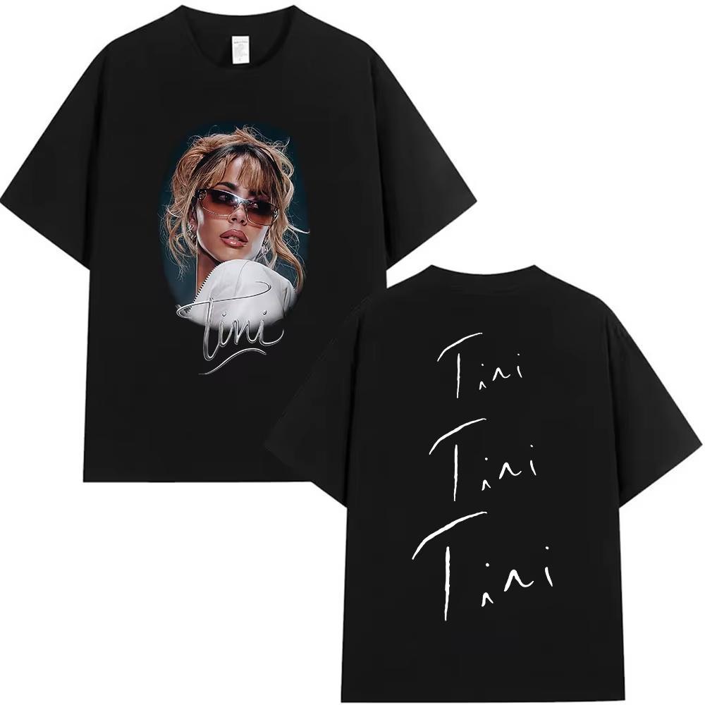 

Tini Stoessel Futtura Tour Merch T Shirt Men Women Vintage High Quality Fashion T-shirts Fans Tops Oversized Cotton T-shirt S