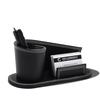 Fashion Leather Pen Container Holder Business Card Box Creative Business Stationery Desk Decor