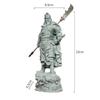 Posąg Guan Yu Chiński Bóg Wojownik Lojalności Bogactwa Ręcznie Rzeźbiona Rzeźba z Żywicy do Domu  Dekoracja Sukcesu w Biznesie Ochrona Prezent