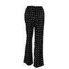 Women Elastic Waist Polka Dot Wide Leg Pants Casual Satin Trousers