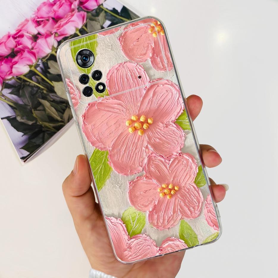 Für Xiaomi Poco X4 Pro 5G Hülle Stilvolle Bemalte Abdeckung Weiche Silikon Handyhülle Für Xiaomi Poco M4 Pro 5G M4Pro X4Pro Fundas Coque