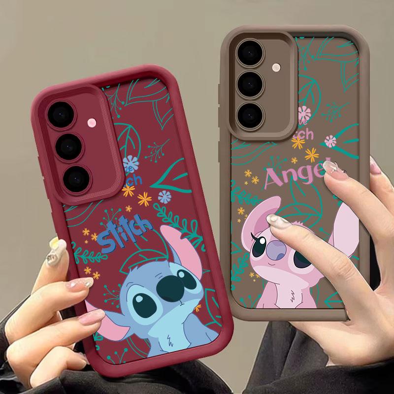 Stitch Anime S26 Ultra Case For Samsung Galaxy S26 S25 S24 S22 S23 Ultra S21 Plus S20 S25 FE Camera Protection Soft Cover