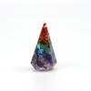Hexagonal Seven-Color Crystal Stone Resin Pendulum Yoga Ornament