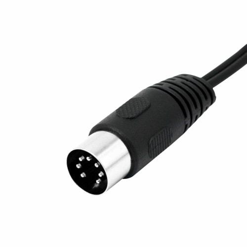 SinLoon MIDI Cable, 7-Pin DIN to 10-Pin MIDI Cable, 1ft DIN Male to Male Audio MIDI Extension Cable for MIDI Keyboards (Synthesizers, Organs, Electric