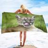 Cute Animal Baby Microfiber Beach Towel,Quick Dry Beach Towel Lightweight Beach Towel Soft Absorbent Pool Towel Travel Swimming