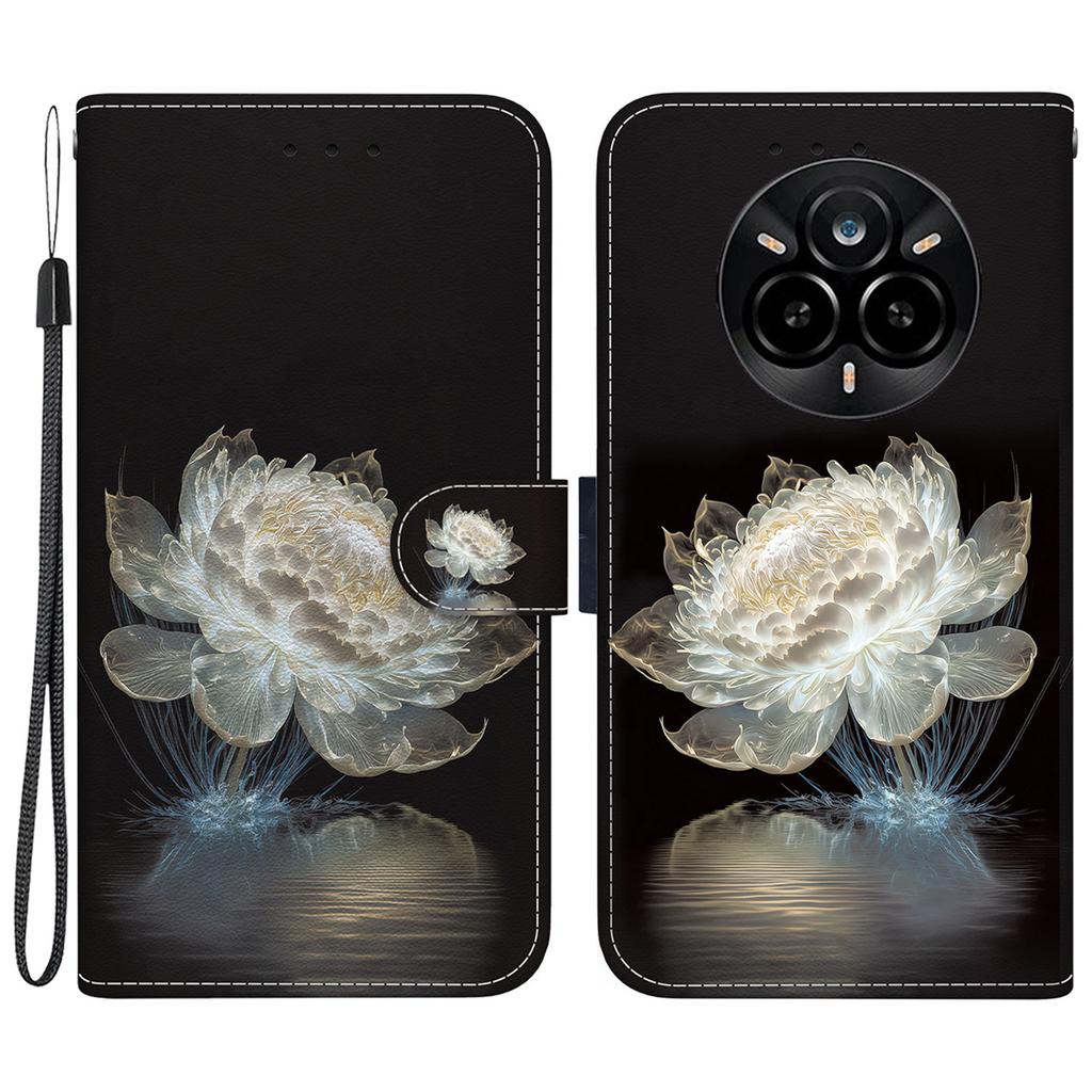 For Realme 14 Pro 5G Wallet Phone Case Anti-Drop Leather Flip Cover Pattern Printing