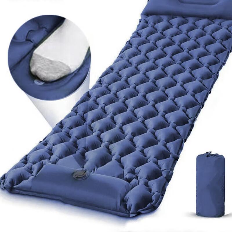 

Outdoor Automatic Foot-Pump Inflatable Sleeping Pad Single Person