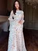 Elegant Spring Floral Long Sleeve Dress (2025)