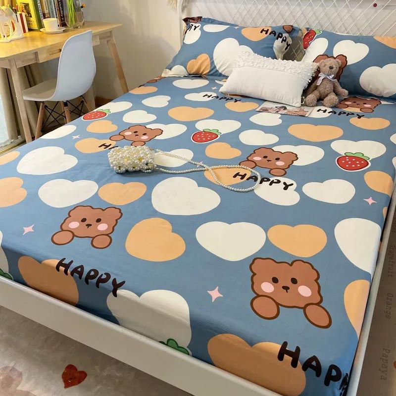 

Кровати, трехсекционная хлопковая подушка, чехол для сумки, 1,5 метра, 1,8, сиденье для кровати Meng Si, пылезащитный чехол, постельные принадлежности, свежая сетка Double